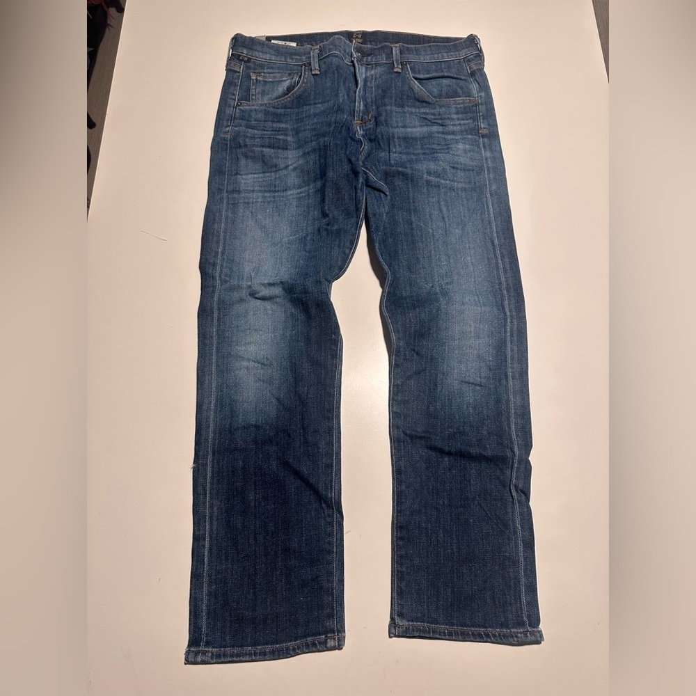 Citizens of humanity emerson blue jeans slim boyfriend size 28